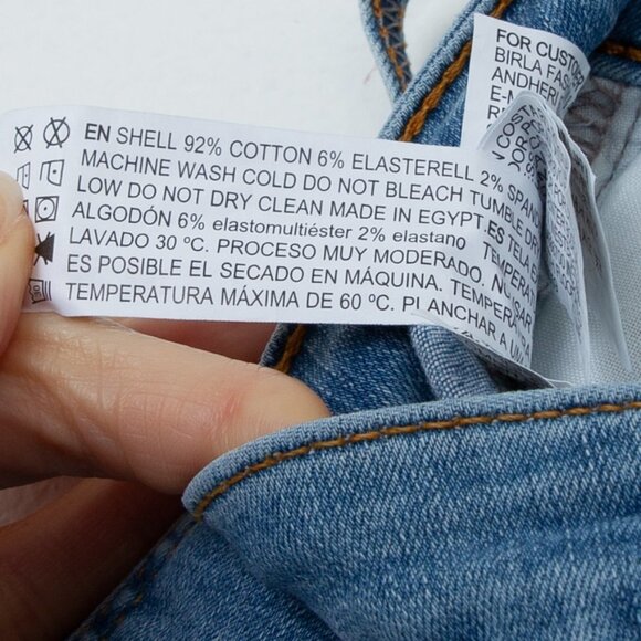 Forever 21 High Rise Skinny Denim Jeans Size 25 - Picture 7 of 7